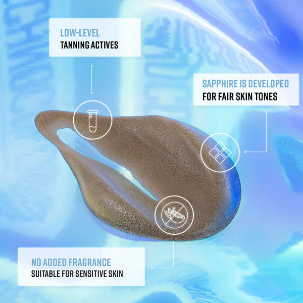 Technocolor Self Tanning Foam Sapphire 200ml (British brand)
