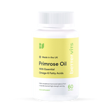 Holland & Barrett Bettervits Evening Primrose Oil Omega-6 Supplement 60 Softgels- Buy online at McGrocer