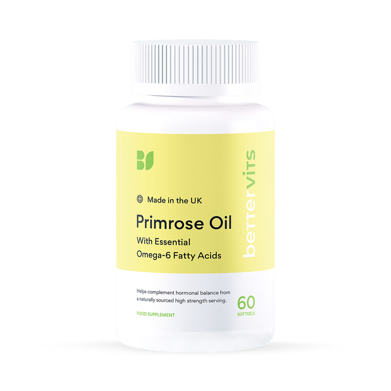 Bettervits Evening Primrose Oil 60 softgels (British brand)