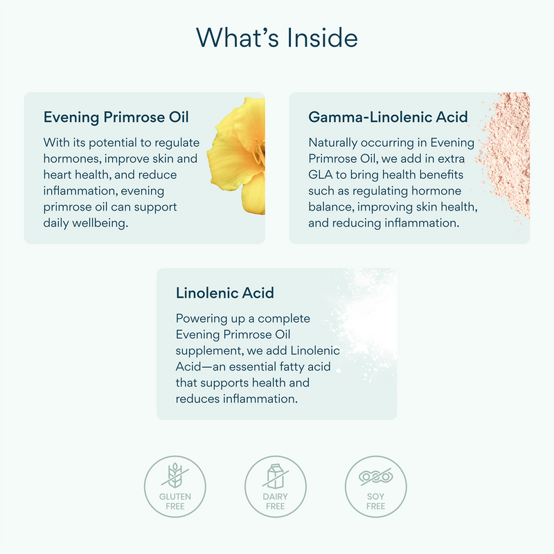 Bettervits Evening Primrose Oil 60 softgels (British brand)