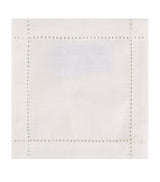 Harrods Thomas Ferguson Hemstitch Edge Linen Coaster 10cm- Buy online at McGrocer