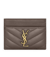 Harrods Saint Laurent Cassandre Leather Card Holder 10.5cm x 7.5cm- Buy online at McGrocer
