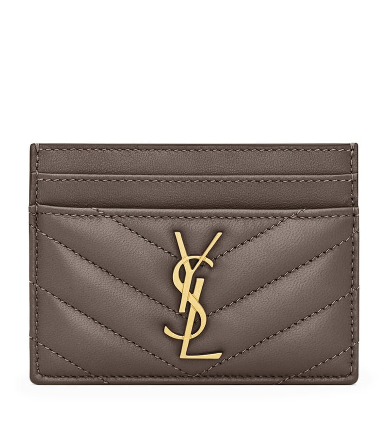 Saint Laurent Cassandre quilted leather card holder - British product