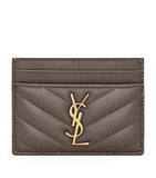Saint Laurent Cassandre quilted leather card holder - British product