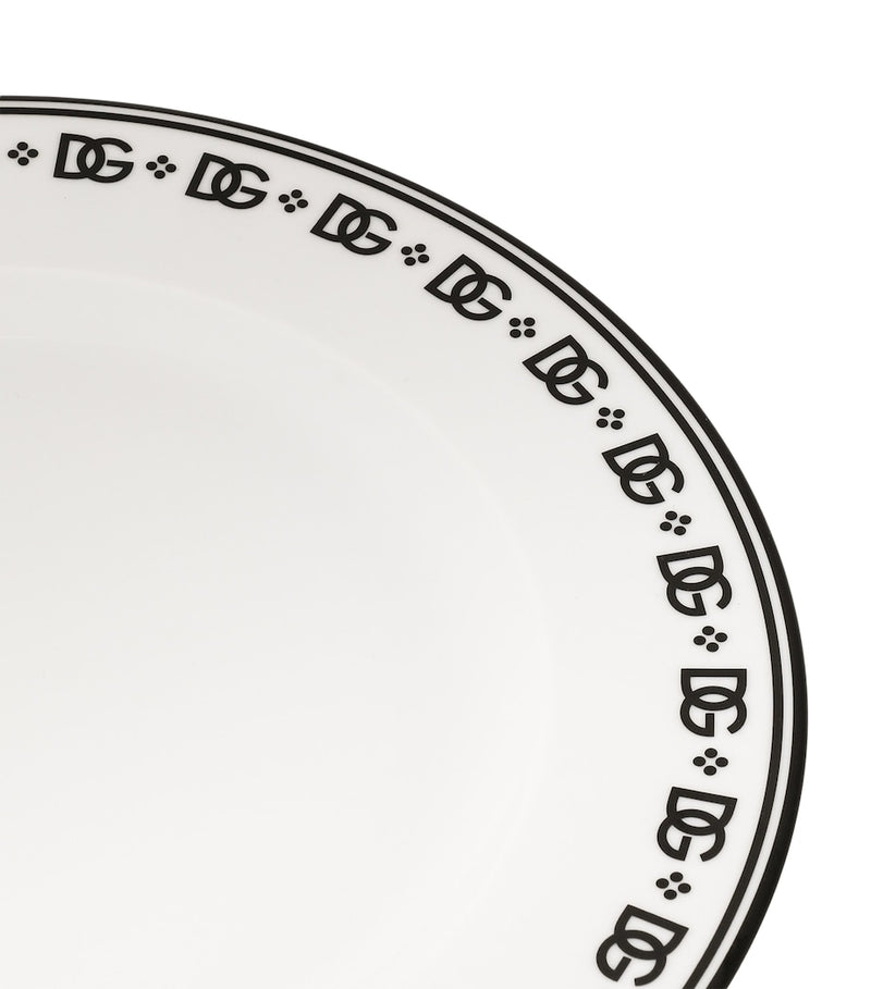 Dolce&Gabbana Casa porcelain DG logo plate 31cm, imported from the UK