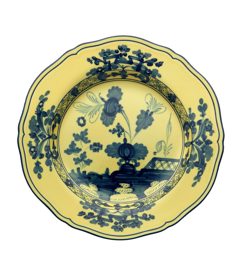 GINORI 1735 dessert plate with Oriental Italian design, 21cm, UK version