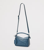LOEWE Puzzle top-handle handbag ostrich leather, imported from the UK