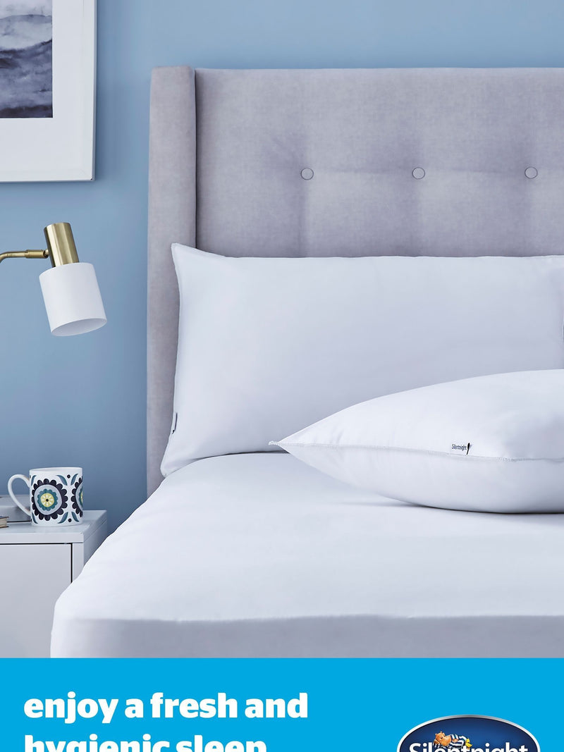 Silentnight Medium Superwash Pillows 2 Pack (British brand)