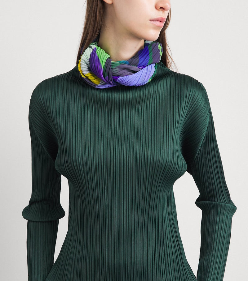 Pleats Please Issey Miyake geometric playground scarf, imported from the UK