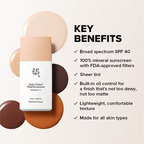 Beauty of Joseon tinted fluid sunscreen LN110 - British product