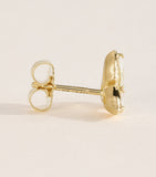Jade Trau yellow gold diamond Poppy Cluster stud earrings - British product