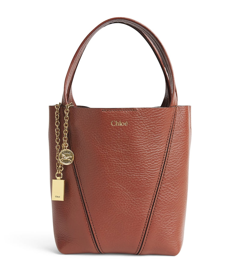 Chloé small leather Spin tote bag - British product
