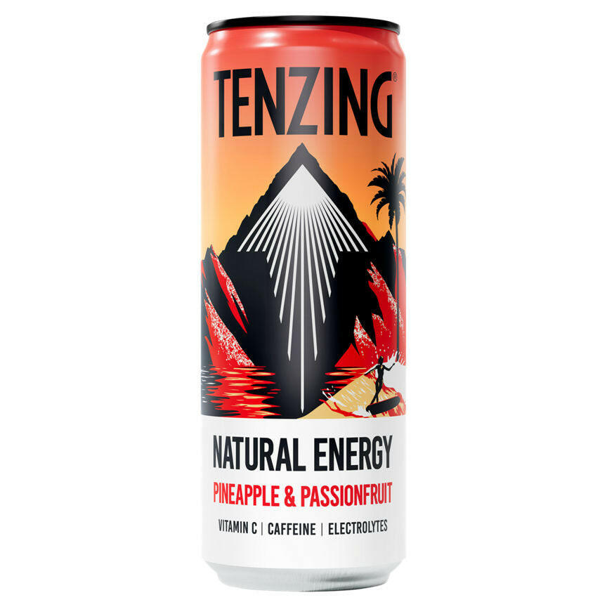 Tenzing Natural Energy Pineapple & Passionfruit 330ml GOODS ASDA