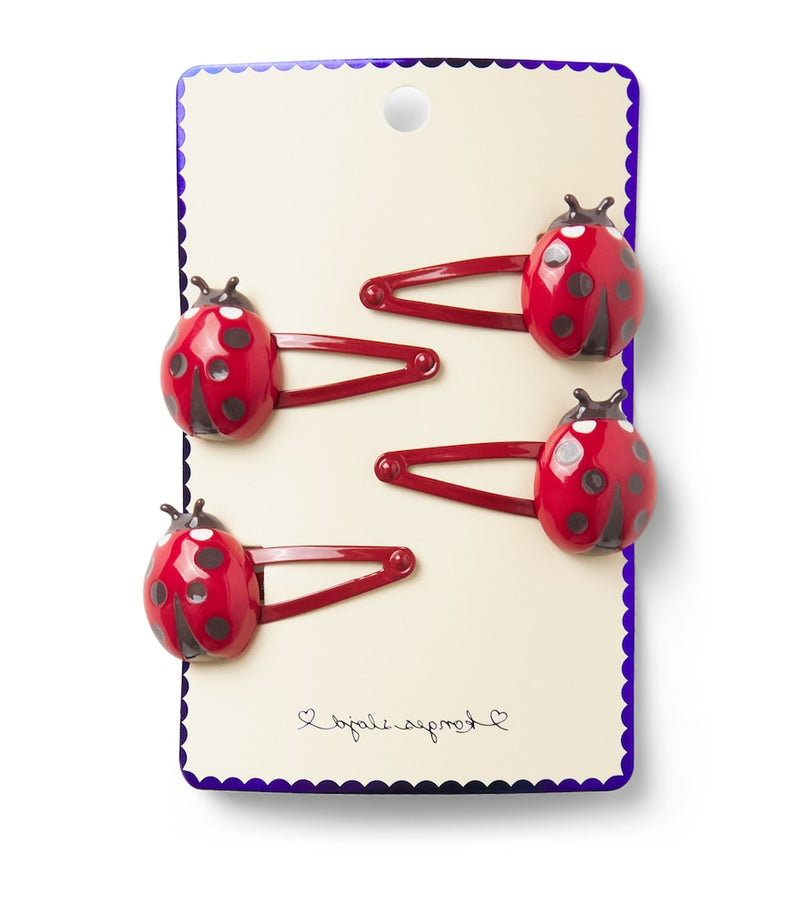 Konges Sløjd ladybug hair clips pack of 4 - British product