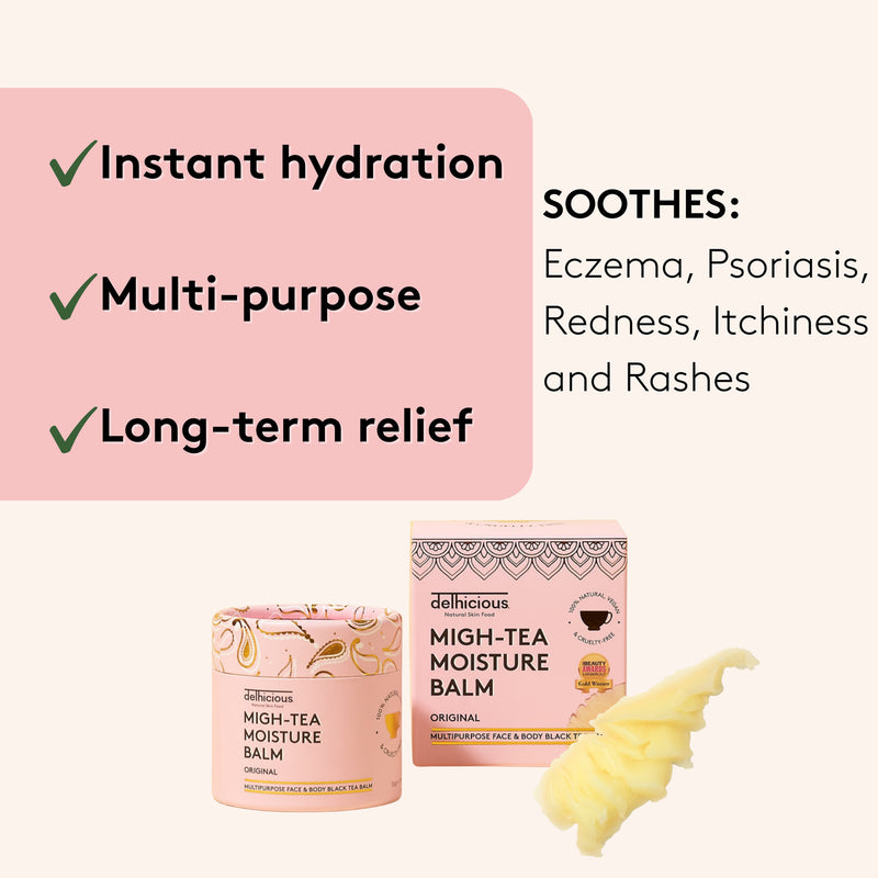 Delhicious Migh-Tea skin recovery balm 50g (British brand)