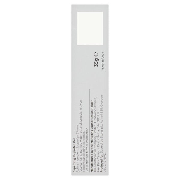 Superdrug Ibuprofen Gel 5% w/w 35g GOODS Superdrug