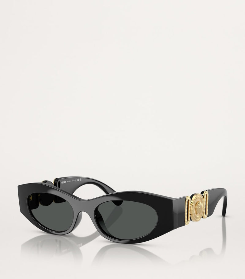 Versace acetate oval sunglasses, UK version