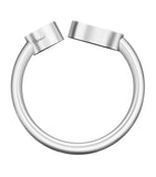 Chopard White Gold Diamond Happy Hearts Ring, UK version