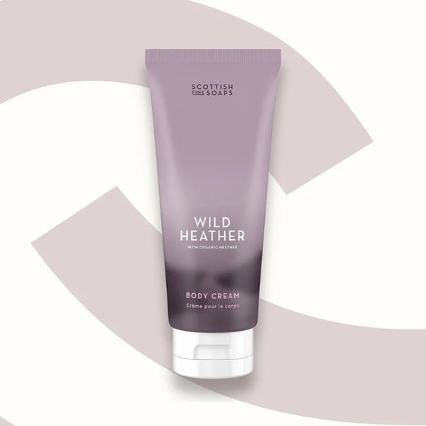 Scottish Fine Soaps Wild Heather Body Cream 200ml (British brand)