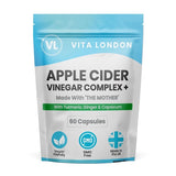 Superdrug Vita London Apple Cider Vinegar with Mother Complex 1500mg 60 Capsules- Buy online at McGrocer