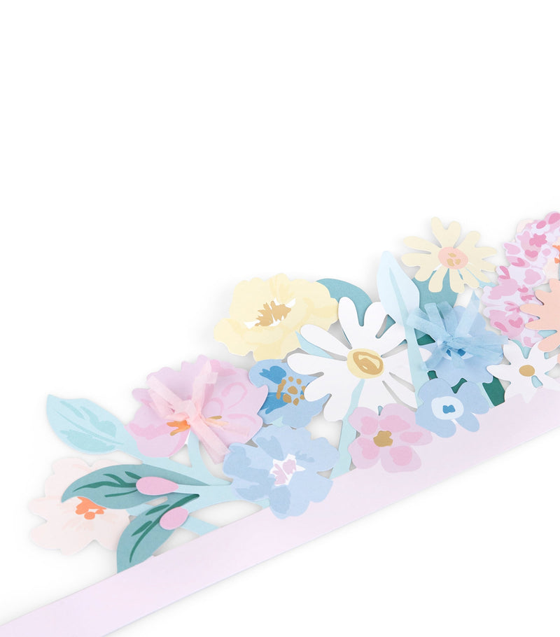Meri Meri set of 8 paper flower crowns, UK version