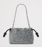 LOEWE Mini Beaded Flamenco clutch purse, imported from the UK