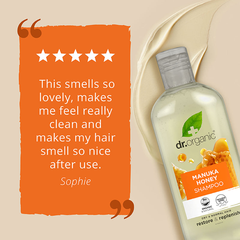 Dr Organic Manuka Honey Shampoo 265ml - British product