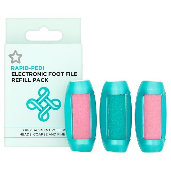 Superdrug Rapid-Pedi Electric Foot File Refill Pack GOODS Superdrug