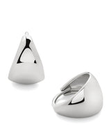 Harrods Monica Vinader Small Sterling Silver Tapered Huggie Earrings- Buy online at McGrocer
