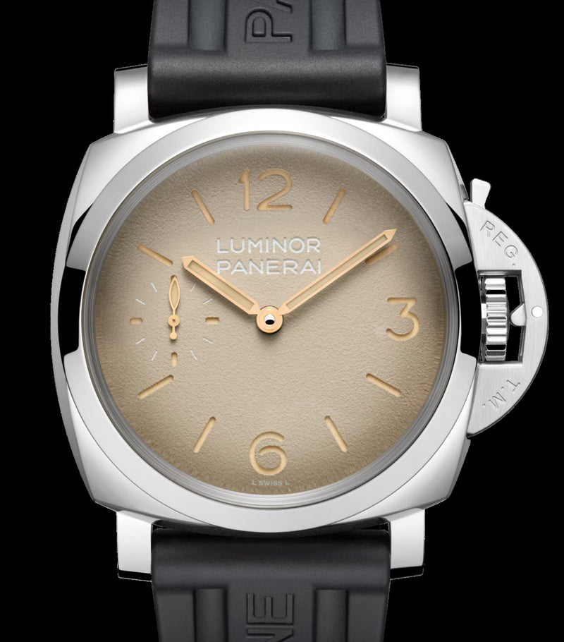 Panerai Luminor watch 47mm stainless steel, UK version