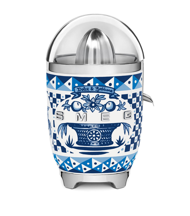 Smeg x Dolce & Gabbana Blu Mediterraneo Citrus Juicer (British brand)