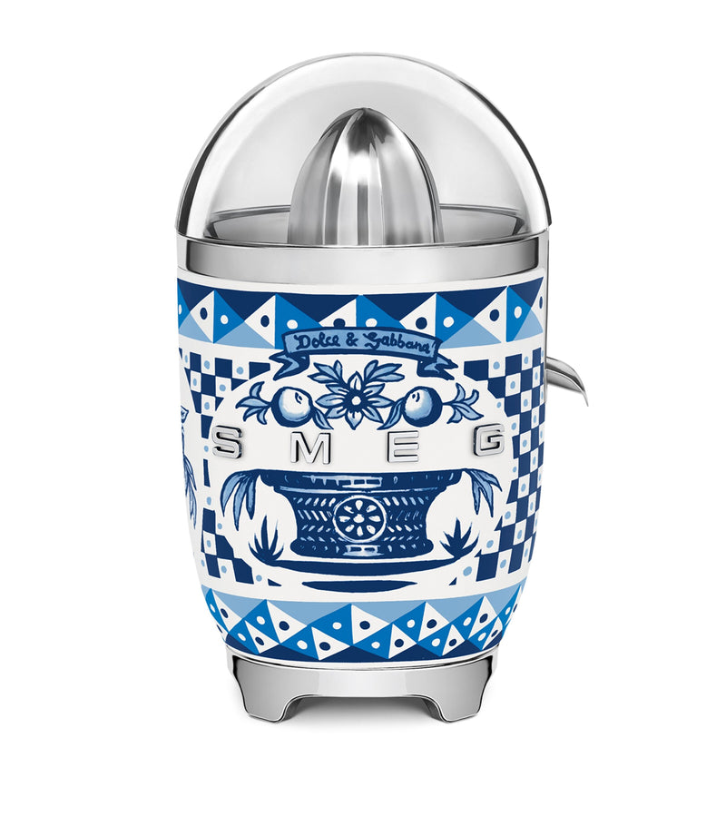 Smeg x Dolce & Gabbana Blu Mediterraneo Citrus Juicer (British brand)
