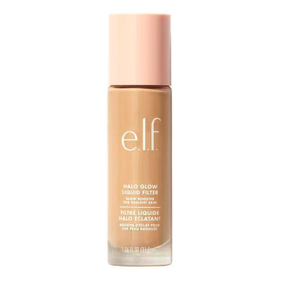 Superdrug e.l.f. Halo Glow Liquid Filter Highlighter Medium Tan Complexion Booster Makeup- Buy online at McGrocer