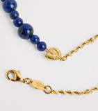Anni Lu gold-plated deep blue necklace, UK version