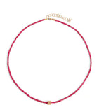 Suzanne Kalan Infinite beaded necklace rose gold spinel, imported from the UK