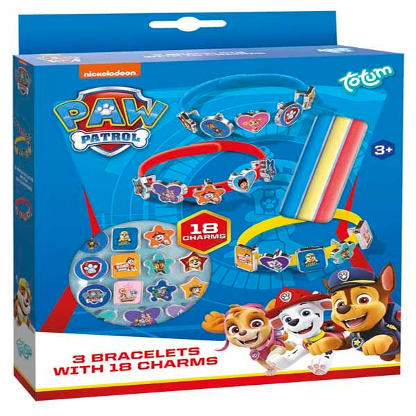 Totum Paw Patrol bracelets and charms set - British product