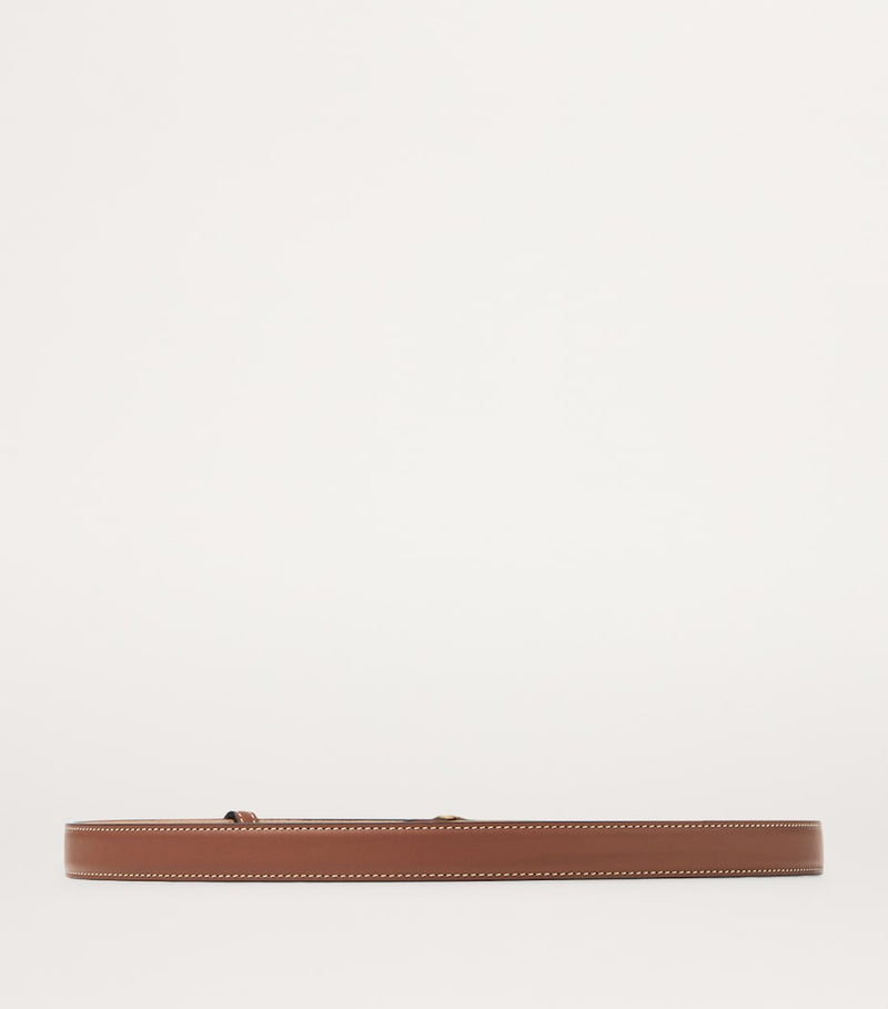 Jimmy Choo belt diamond buckle leather 2cm, UK version