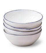 Harrods Feldspar Set of 4 Cobalt Ice Cream Bowls (13cm)- Buy online at McGrocer