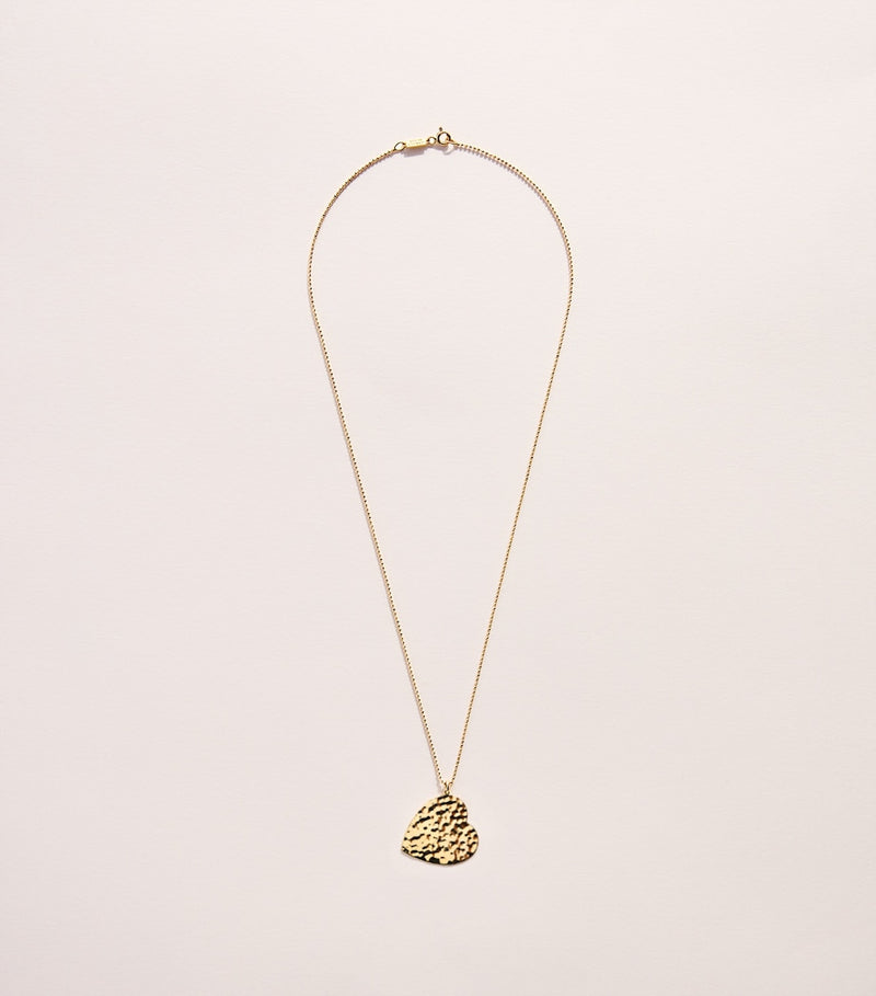 Jennifer Meyer hammered heart necklace (British brand)