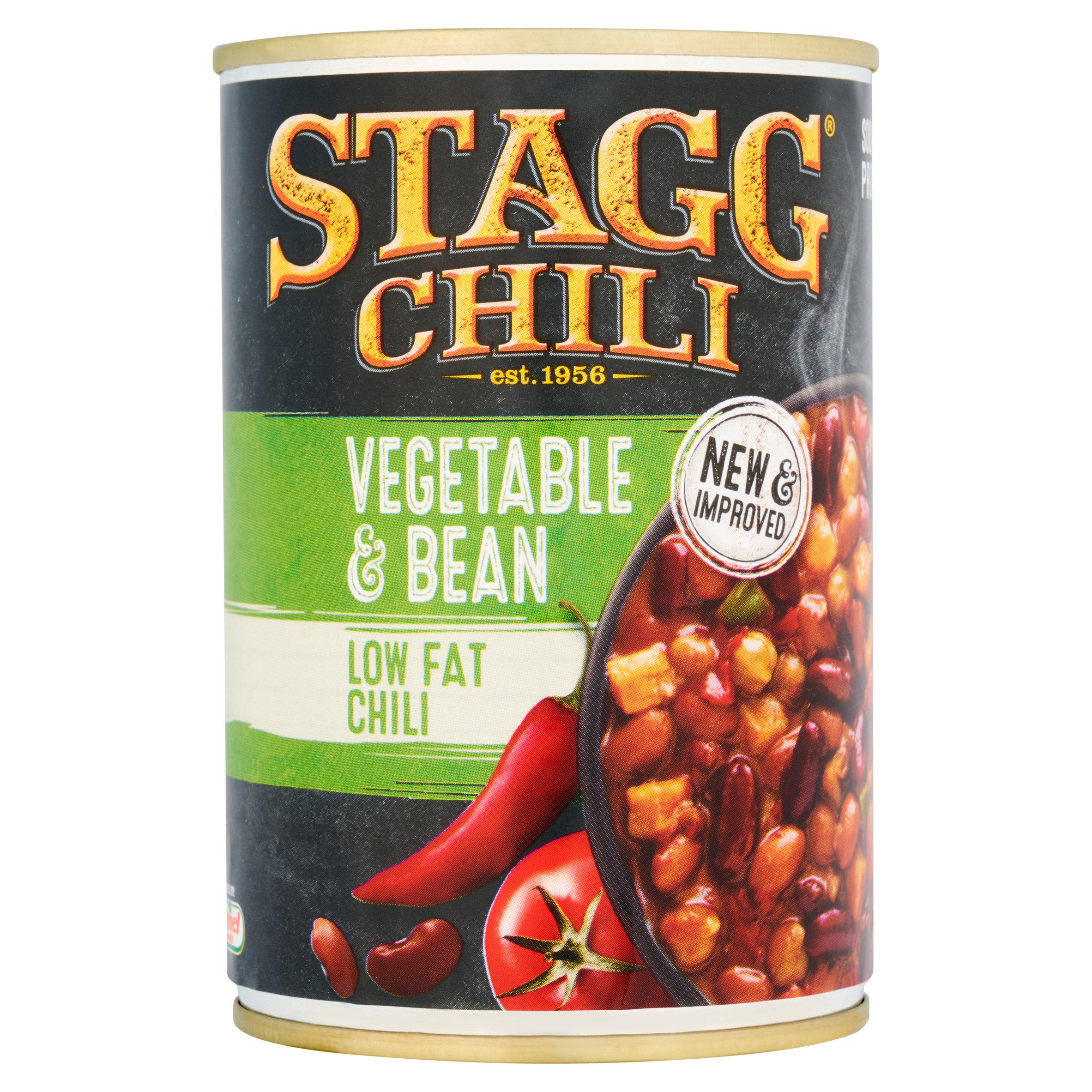 Stagg Low Fat Vegetable Chili Medium 400g Cold meat Sainsburys