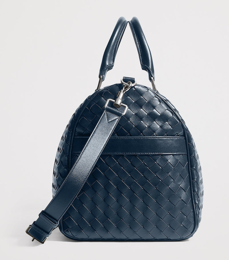 Bottega Veneta Intrecciato leather duffle bag, Italian luxury - British product