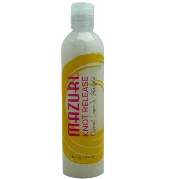 Mazuri Knot Release Natural Leave In Detangler, imported from the UK