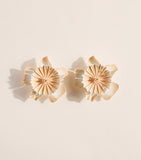 Chloé Bloom clip-on earrings floral design, imported from the UK