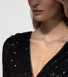 Messika Fiery diamond and yellow gold necklace 0.42ct (British brand)