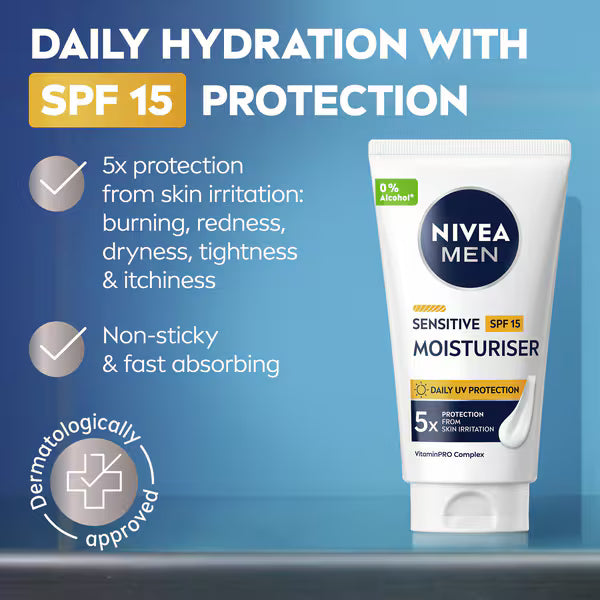 NIVEA sensitive shaving foam 200ml, imported from the UK