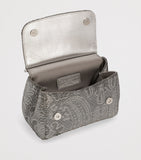Dolce&Gabbana Kids crystal embellished leather top-handle bag, imported from the UK