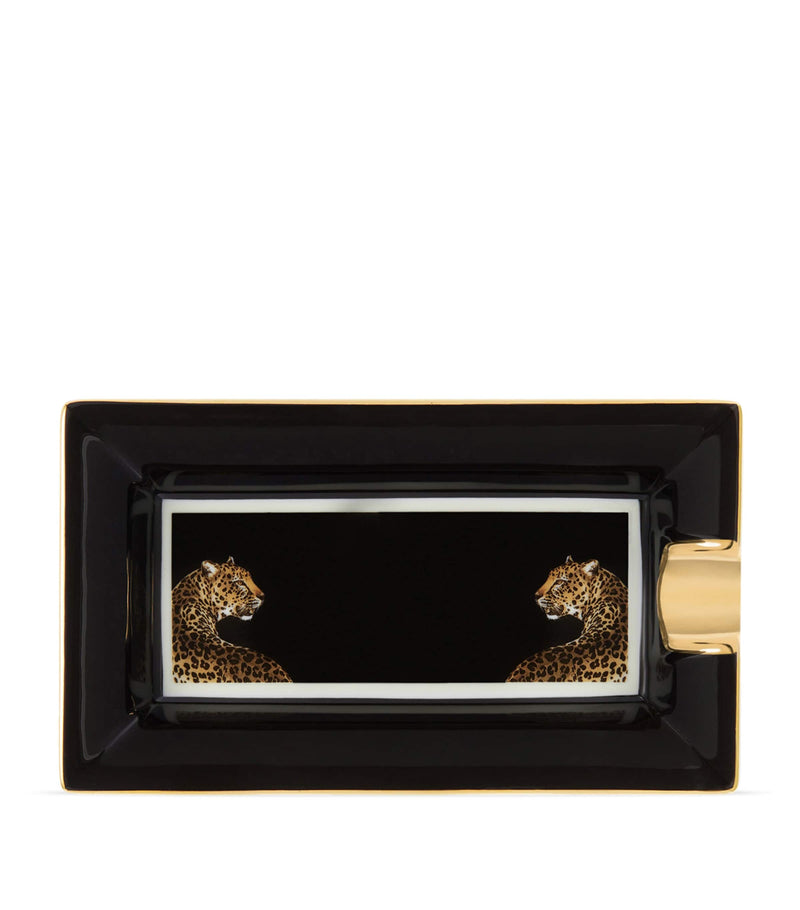 Dolce&Gabbana porcelain leopard ashtray - British product