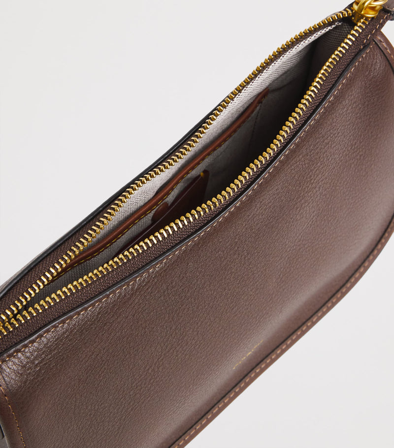 Coach Waverly shoulder bag leather gold hardware, UK version