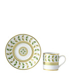 Bernardaud Constance coffee cup and saucer, UK version