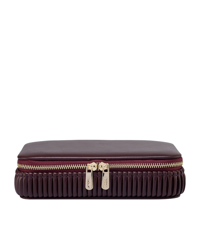 WOLF Bella jewellery zip case (British brand)
